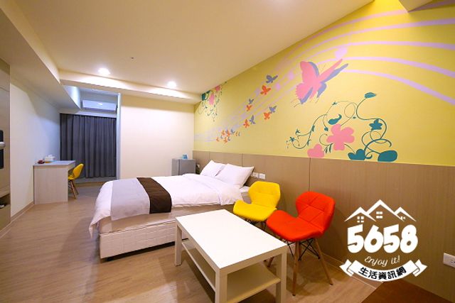 フォルモサ ブールバード ミュージック シティ INN-Music Cabin | Sweet Double Room-3