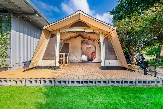 六沐森.森居Glamping｜包區露營、含早餐-【豪華露營】豪華狩獵帳丨3帳包區-1