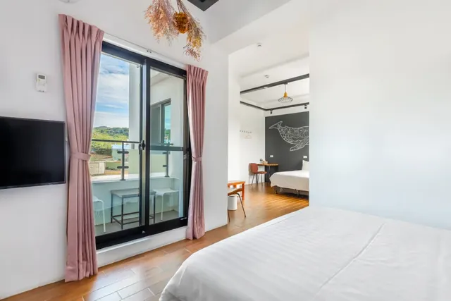 墾丁25Inn 龍潭湖畔旅店|可16人包棟 | 寵物友善-山景家庭房-6