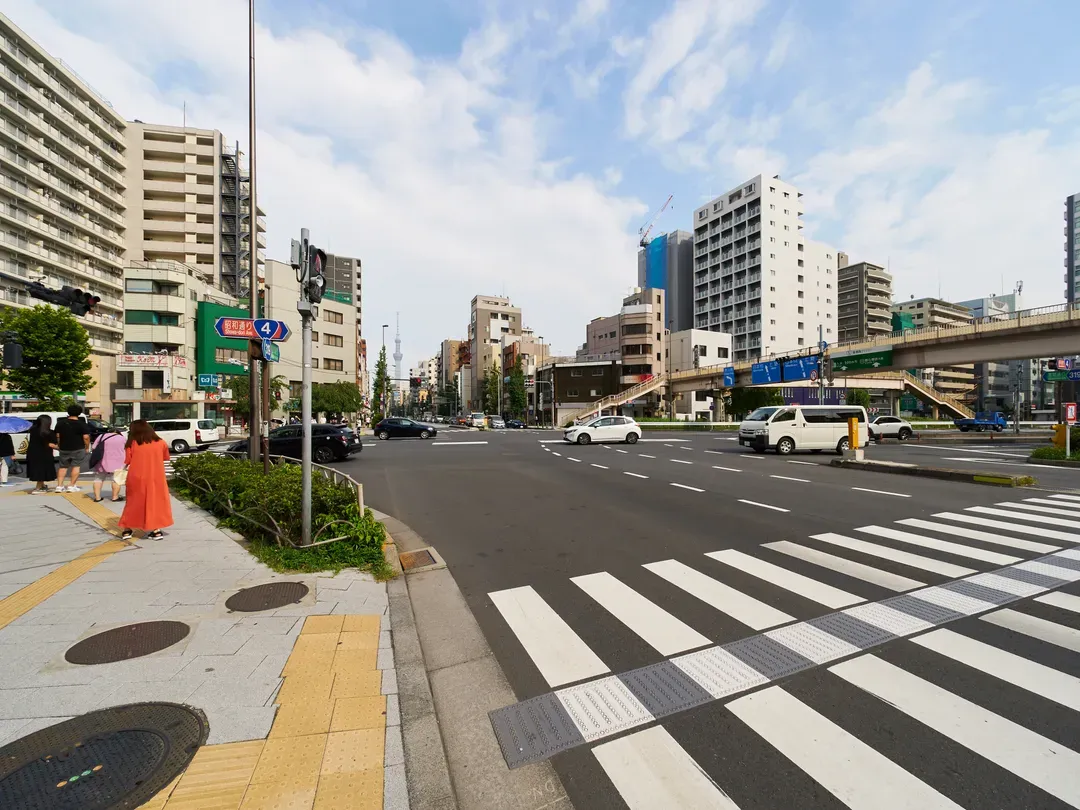 入谷站步行7分/2卧室/2卫1浴室/66㎡/近上野、浅草、晴空塔/可住6人