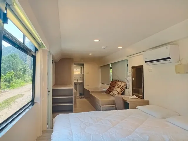 日月潭秘境民宿 包棟 KTV 烤肉 免費停車場-星空露營車套房-2