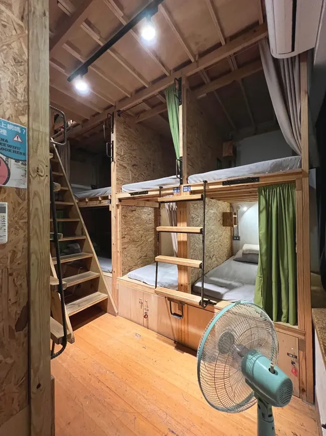 TAINAN YUNQI HOSTEL-mixed dormitory room with shared bathroom-10