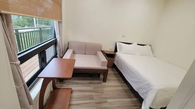 空谷覺茶 台東海端南橫蔬食農場民宿-峽谷山河雙人房-3