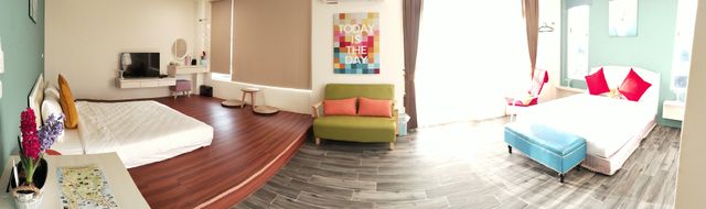 Full Moon Resort-Balcony, sea view, quadruple room-7