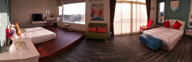 Full Moon Resort-Balcony, sea view, quadruple room-6