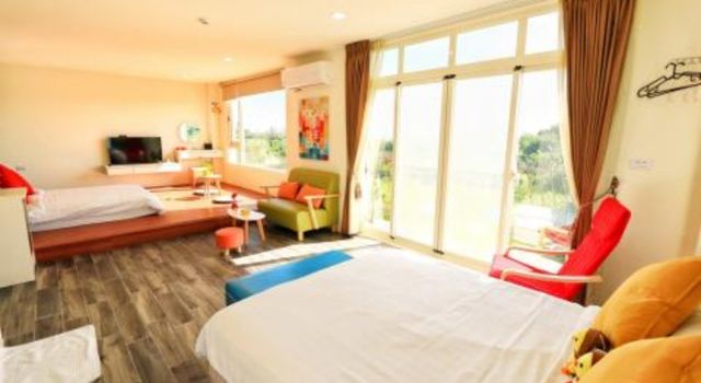 Full Moon Resort-Balcony, sea view, quadruple room-3