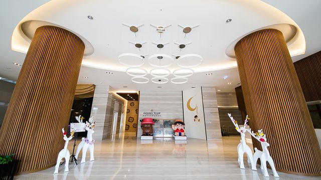榮美金鬱金香酒店-豪華連通四人房-4