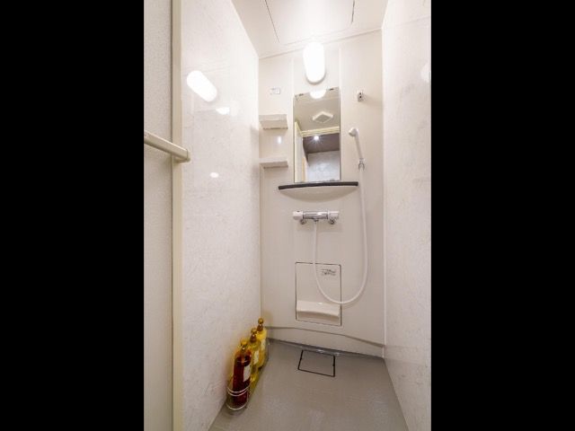 Separate shower room is available in this room. Take a shower here when you come back from