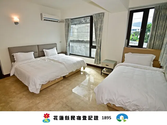 喜悅民宿 | 12-18人花蓮Villa包棟 | 海景&電梯＆大空間-三人房-5