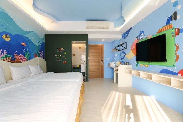 Shi Guang BnB-The Sea is a Family Room for 4 Children-3F-3