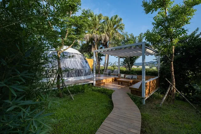 Glamping Hygge Hill 山野森活 | 全新上架!一泊四食、北歐風奢華星球帳、手作活動+在地體驗-圓形帳篷-5