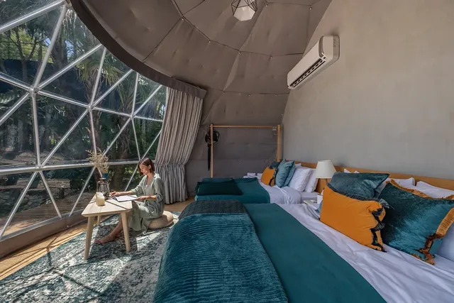 Glamping Hygge Hill 山野森活 | 全新上架!一泊四食、北歐風奢華星球帳、手作活動+在地體驗-圓形帳篷-8