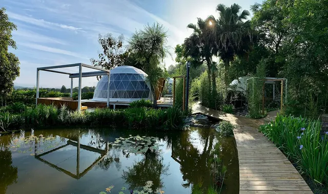 Glamping Hygge Hill 山野森活 | 全新上架!一泊四食、北歐風奢華星球帳、手作活動+在地體驗-圓形帳篷-10