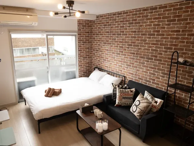 RISE HOTEL SHINJUKU-402－布魯克林客房｜3人入住｜雙人床＋沙發床｜21㎡-1