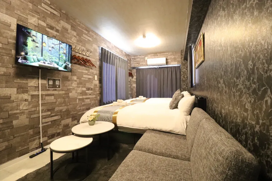 心齋橋旅居｜長堀橋站步行5分＊難波、道頓堀步行即達＊提供Wi-Fi＊設備齊全＊設計感客房