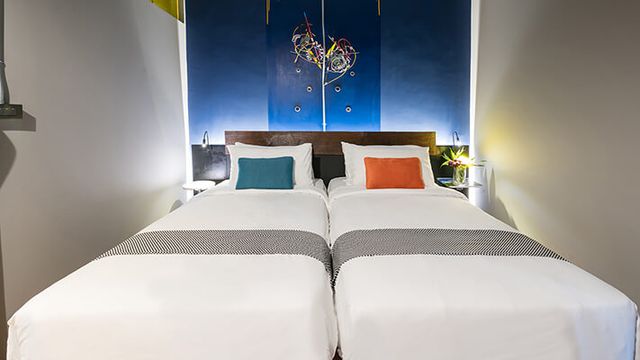 曼谷梅斯泰爾車庫飯店（MeStyle Garage Hotel - SHA Extra Plus）-標準雙床房（不含早餐）（Standard Twin room（Room only）-2