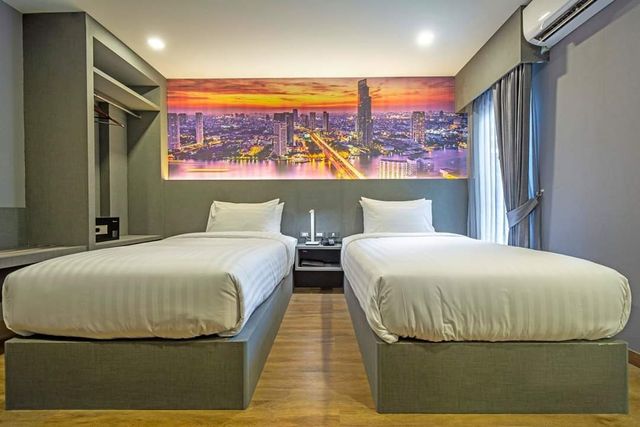 曼谷海德公園飯店（Hyde Park Hotel Bangkok）-豪華雙床房-1