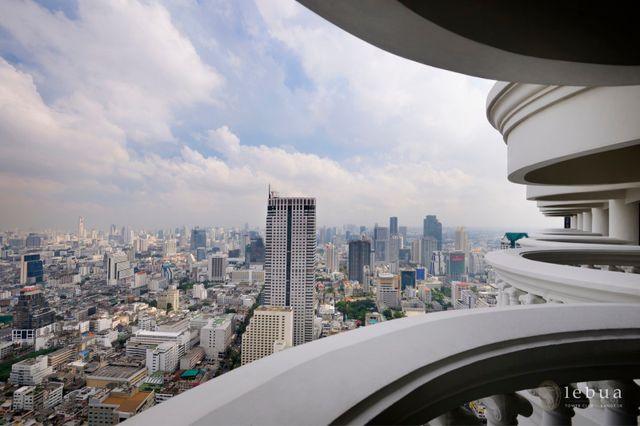 City view from balcony