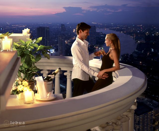 曼谷蓮花大飯店（lebua at State Tower)-高塔俱樂部河景房（可使用休息室）-1