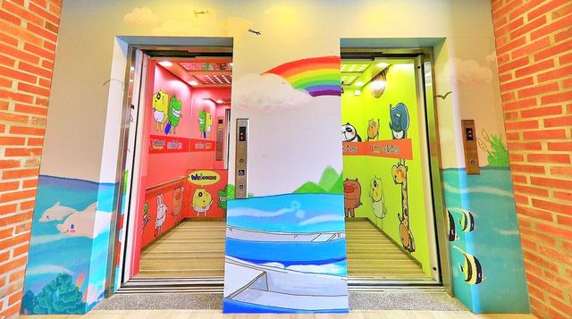台中逢甲圖樂文旅 | 百萬人氣插畫主題-高級特大雙人床房-6