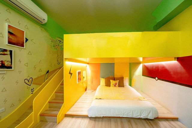Yilan 1955 kids friendly BnB 2-Baby Ball Quadruple Room-2