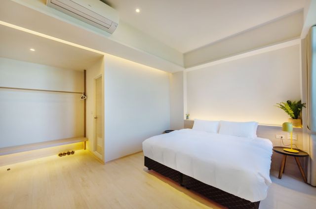 ポップイン｜台南安平港/安平老街に近い、オプションのスイート/ドミトリーの部屋タイプ-River View Double Room-7