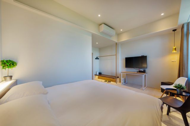 ポップイン｜台南安平港/安平老街に近い、オプションのスイート/ドミトリーの部屋タイプ-River View Double Room-4