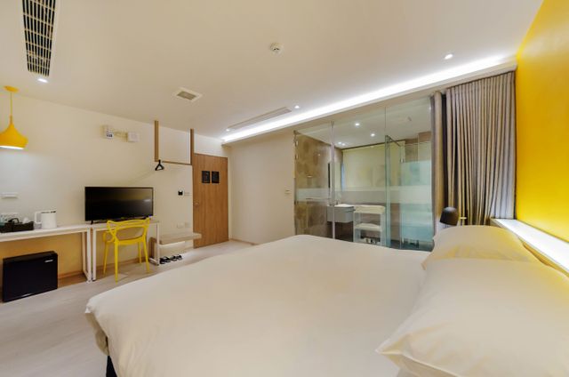 ポップイン｜台南安平港/安平老街に近い、オプションのスイート/ドミトリーの部屋タイプ-Deluxe Double Room-5
