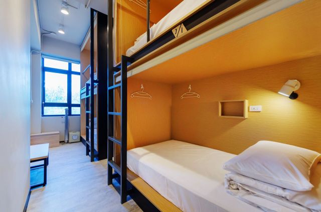ポップイン｜台南安平港/安平老街に近い、オプションのスイート/ドミトリーの部屋タイプ-1 bed in a 4-bed female dormitory room-1