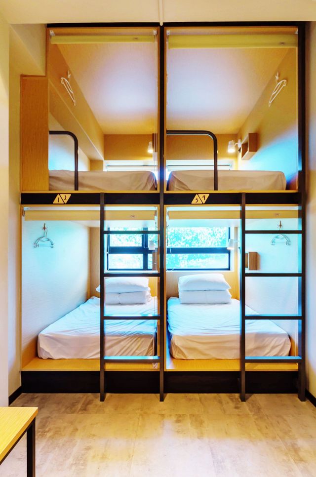 ポップイン｜台南安平港/安平老街に近い、オプションのスイート/ドミトリーの部屋タイプ-1 bed in an 8-bed mixed dormitory room-1