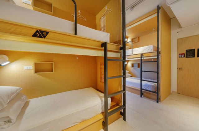 ポップイン｜台南安平港/安平老街に近い、オプションのスイート/ドミトリーの部屋タイプ-1 bed in a 6-bed mixed dormitory room-1