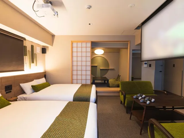 RESI STAY HOTEL SUN CHLORELLA-尊貴日本家庭- 附劇院(頂樓)-5