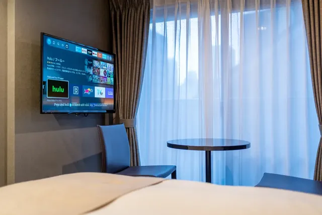 The TV comes with a Fire TV Stick, so you can enjoy lots of streaming services!