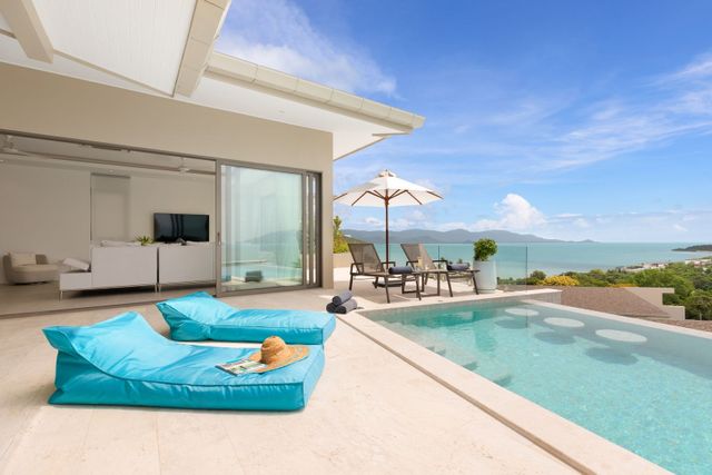 蘇梅灣濱奢華別墅（Samui Bayside Luxury Villas）-4 Bedroom Luxury Villa, Seaview, Private Pool, 5min walk from the beach-4