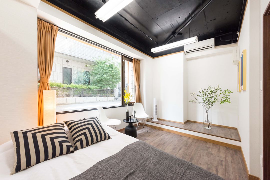 Design hotel near Ueno/Asakusa with 3 bedrooms