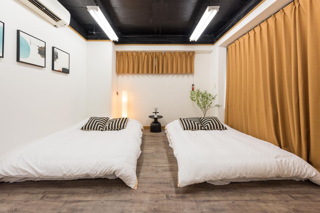 Design hotel near Ueno/Asakusa with 3 bedrooms