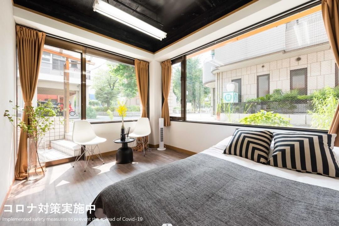 Design hotel near Ueno/Asakusa with 3 bedrooms