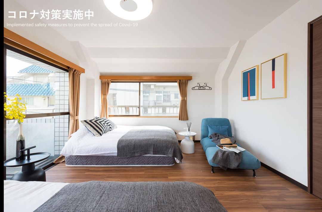 Design hotel near Ueno/Asakusa with 2 bedrooms