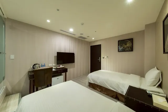 Xinshe Hotel｜Zhongli Branch-Standard Twin room without Window-5