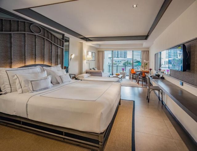 曼谷里瓦蘇里亞酒店 (Riva Surya Bangkok - SHA Extra Plus)-河景高級雙人或雙床間 - 帶陽台 (不附早餐) (Premium Riva Room -room only)-4
