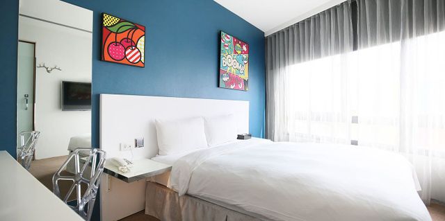 CityInn Hotel Plus Ximending Branch-Deluxe Room with Street View-2