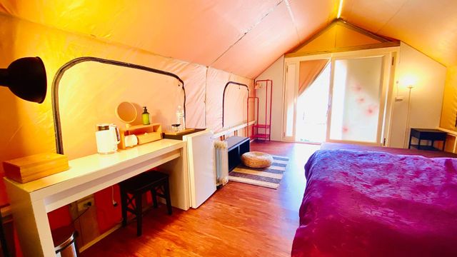 遠山望月溫泉露營區｜9/6前入住送$1199晚餐、美人湯屋、露營車-【豪華露營】豪華狩獵帳-4