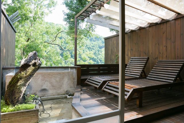 國蘭花園Villa會館｜平日87折！奢華溫泉露營、獨立式湯屋-河畔風呂雙人房-6