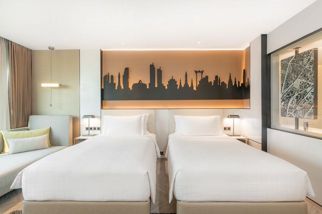 曼谷帕色哇公主酒店( Pathumwan Princess Hotel - SHA Extra Plus)-經典豪華雙床房 l 不含早餐(Deluxe Classic Twin l room Only)-2