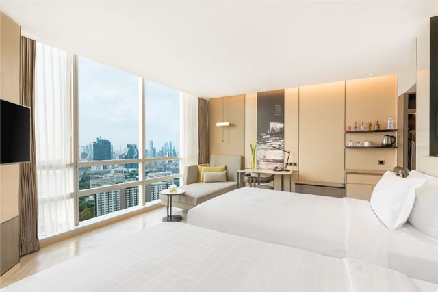 曼谷帕色哇公主酒店( Pathumwan Princess Hotel - SHA Extra Plus)-超豪華雙床房 l 含早餐(Grand Deluxe Corner Twin l included breakfast)-2