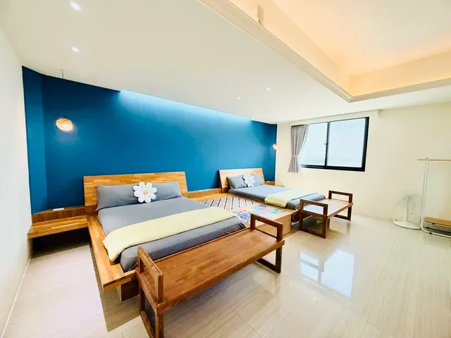 Penghu Le Nao B&B 2-12-person private dormitory｜Double room*2, Quadruple room*2-9