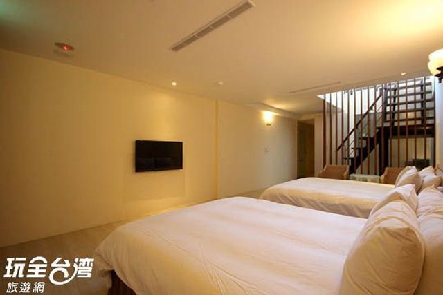 靜觀行館 Jingguan Hotel-Room 1 四人海景樓中樓套房 (約25坪) 一樓海景(和式客廳)+地下室(客房&浴室)-4