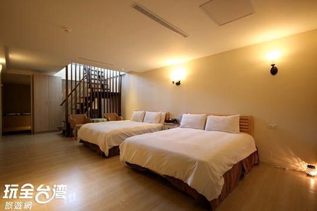 靜觀行館 Jingguan Hotel-Room 1 四人海景樓中樓套房 (約25坪) 一樓海景(和式客廳)+地下室(客房&浴室)-3