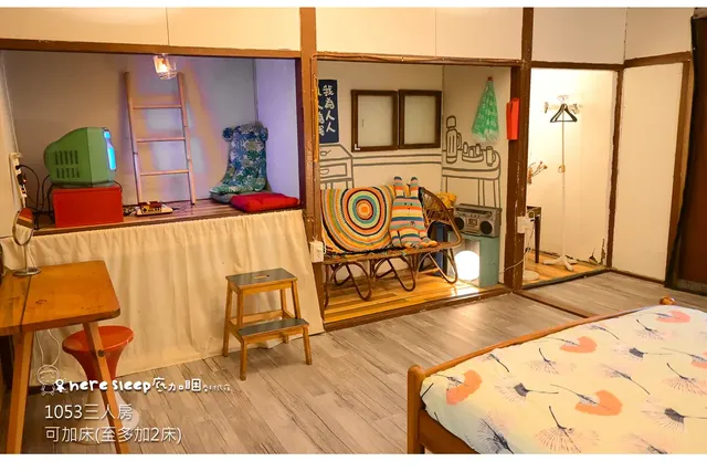 底加睏-眷村民宿-三人房－附共用衛浴-5