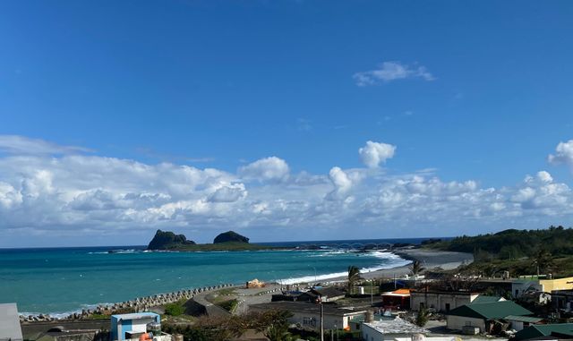 依舊 美麗的三仙台海景,在房間陽台便能欣賞